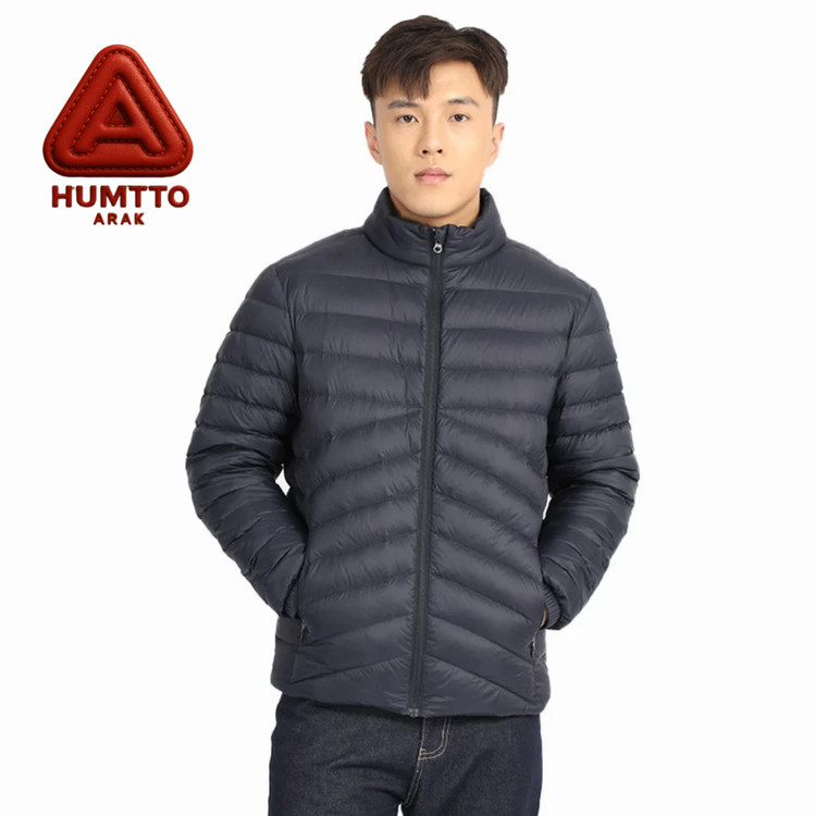 کاپشن پر لایت مردانه هامتو مدل HUMTTO 38Y295A-2: سرمه ای، ساده و قدرتمند