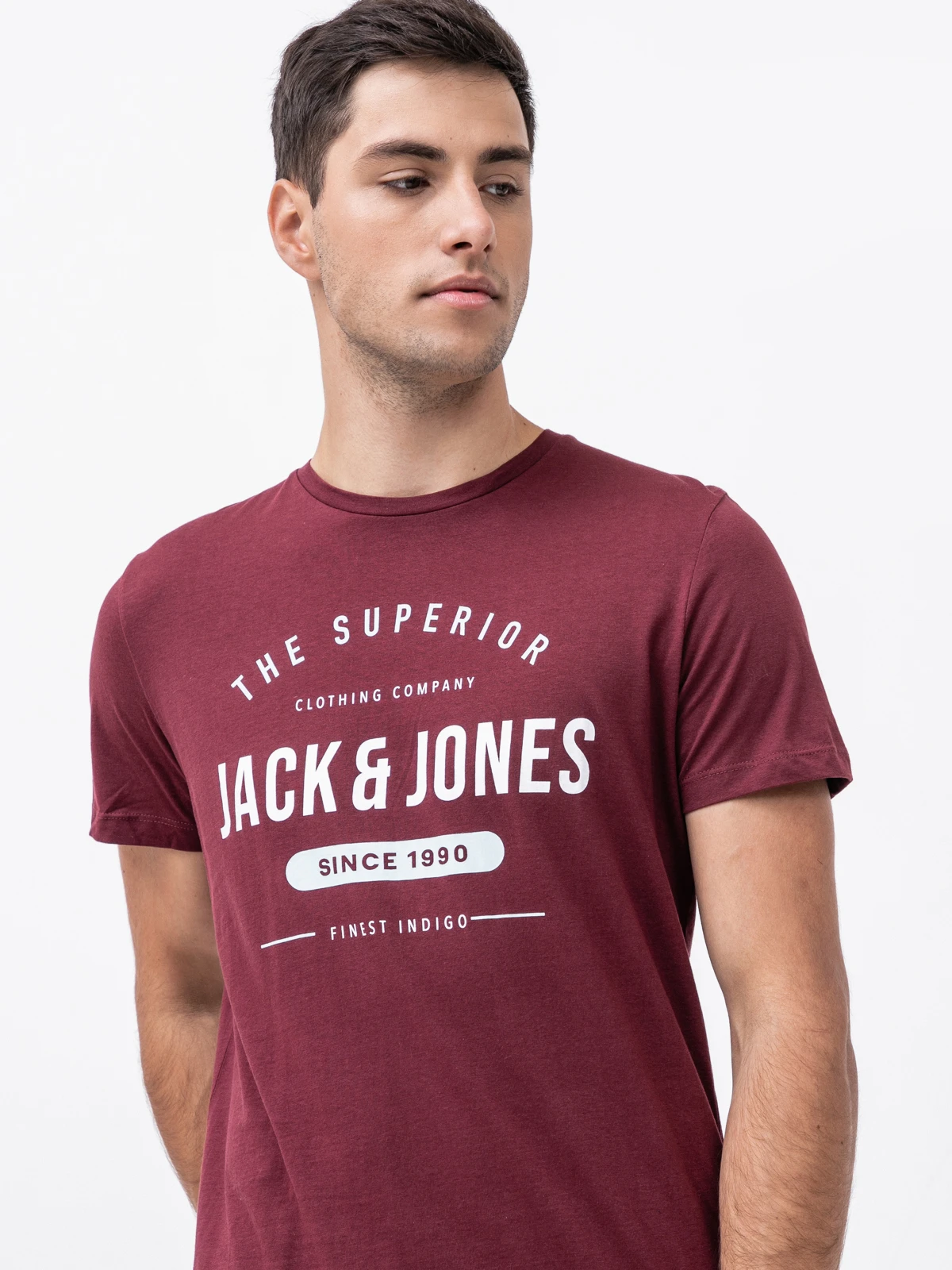 تیشرت نخی جک اند جونز اورجینال JACK & JONE t.shirt original